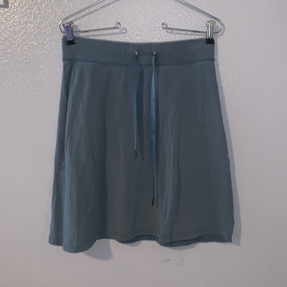 Alpine Design Outdoor Adventure blue stretchy mini skirt